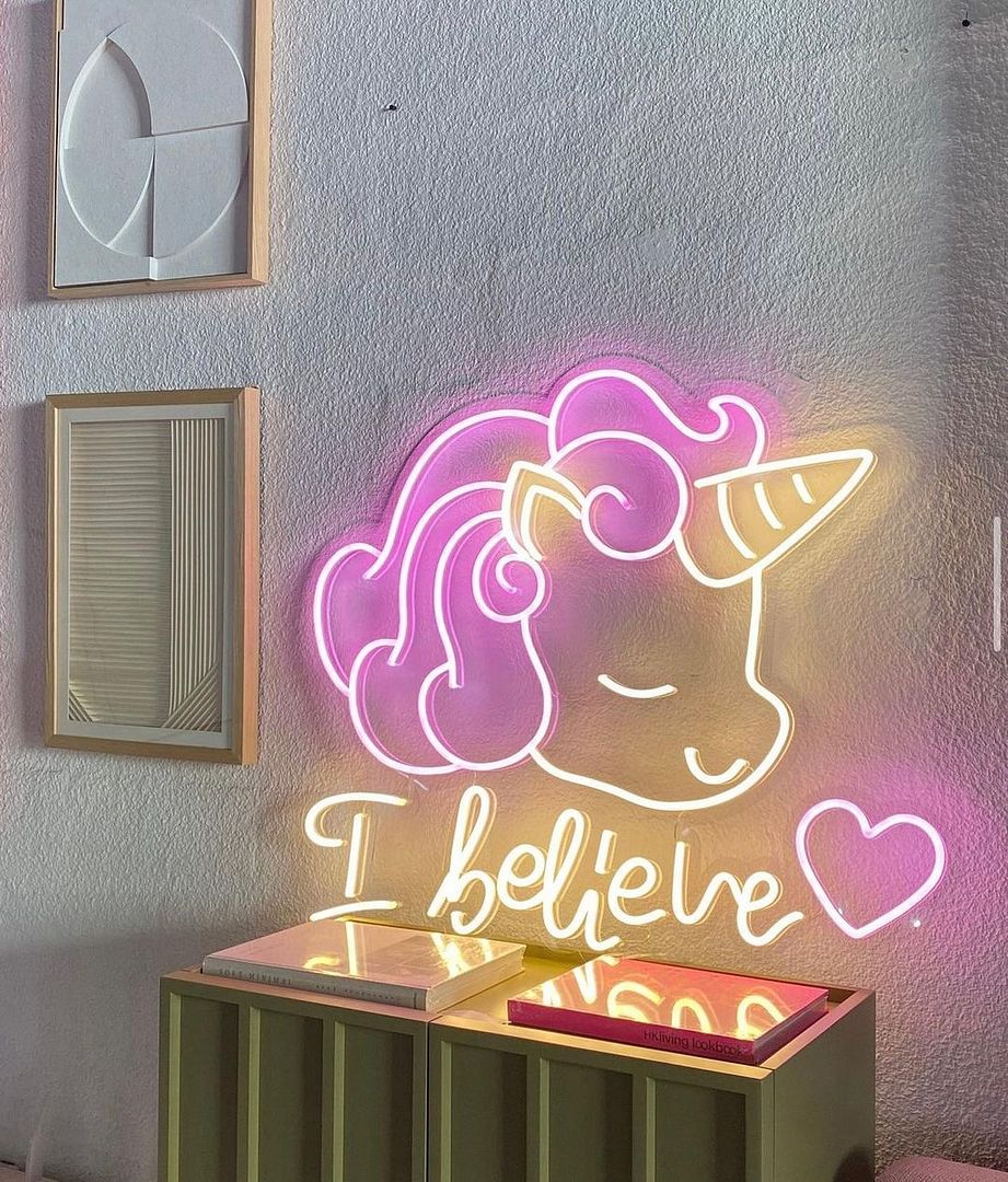 Unicorn I believe Neon Sign